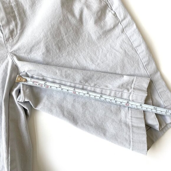 J.Crew Womens Frankie Chino Shorts 9" Size 2 Stretch Cotton Gray - Picture 9 of 10